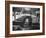 Bus Driver on Empty Bus During Boycotting by African Americans-null-Framed Photographic Print