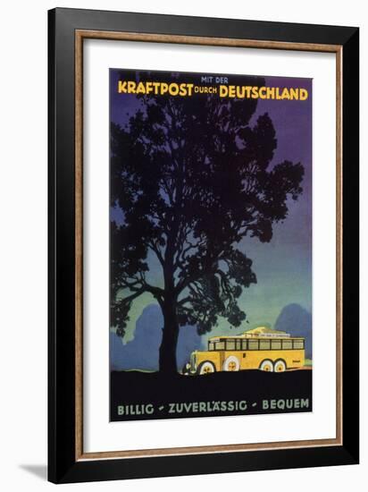 Bus in Country, 1931-Jupp Wiertz-Framed Giclee Print