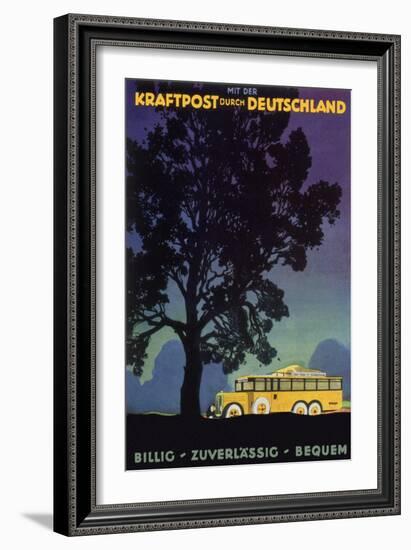 Bus in Country, 1931-Jupp Wiertz-Framed Giclee Print