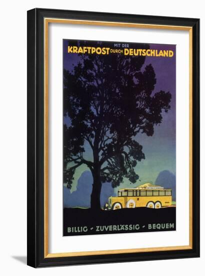 Bus in Country, 1931-Jupp Wiertz-Framed Giclee Print