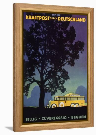 Bus in Country, 1931-Jupp Wiertz-Framed Premier Image Canvas