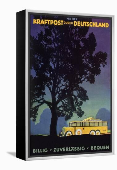 Bus in Country, 1931-Jupp Wiertz-Framed Premier Image Canvas