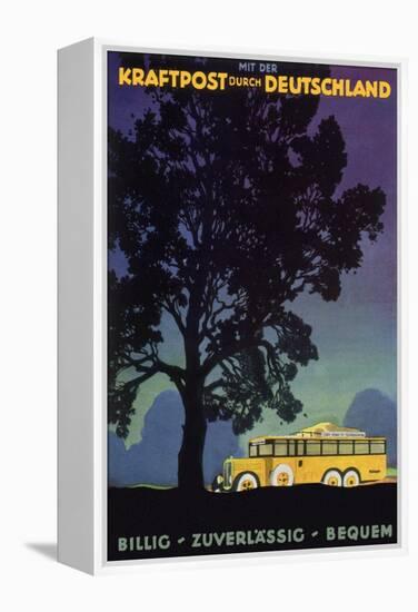 Bus in Country, 1931-Jupp Wiertz-Framed Premier Image Canvas