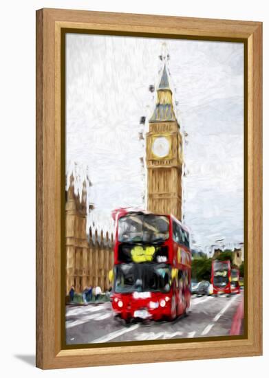 Bus Lane - In the Style of Oil Painting-Philippe Hugonnard-Framed Premier Image Canvas