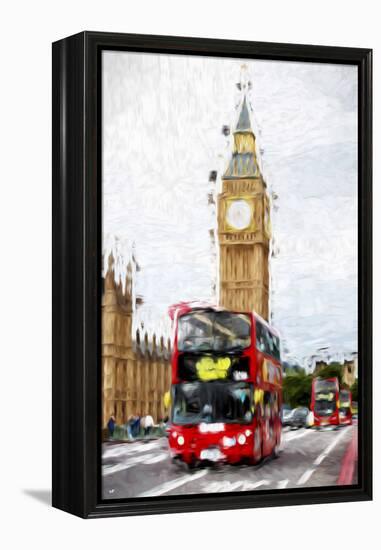 Bus Lane - In the Style of Oil Painting-Philippe Hugonnard-Framed Premier Image Canvas