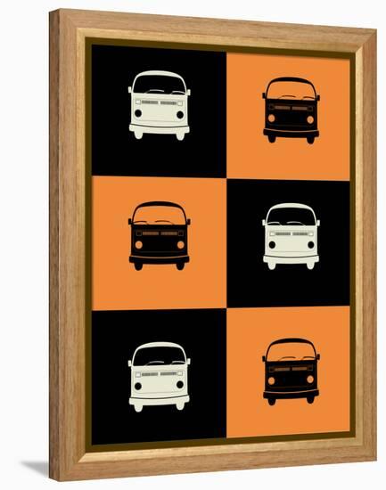 Bus Poster-NaxArt-Framed Stretched Canvas