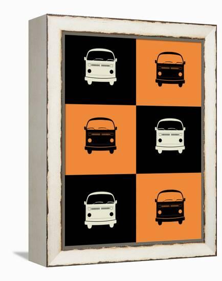 Bus Poster-NaxArt-Framed Stretched Canvas