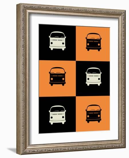 Bus Poster-NaxArt-Framed Art Print