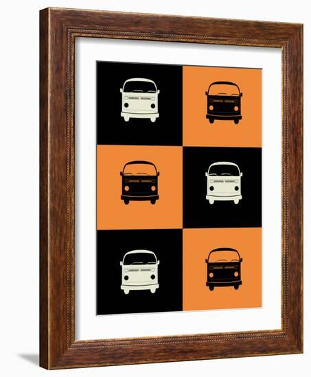 Bus Poster-NaxArt-Framed Art Print