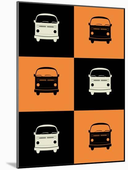 Bus Poster-NaxArt-Mounted Art Print
