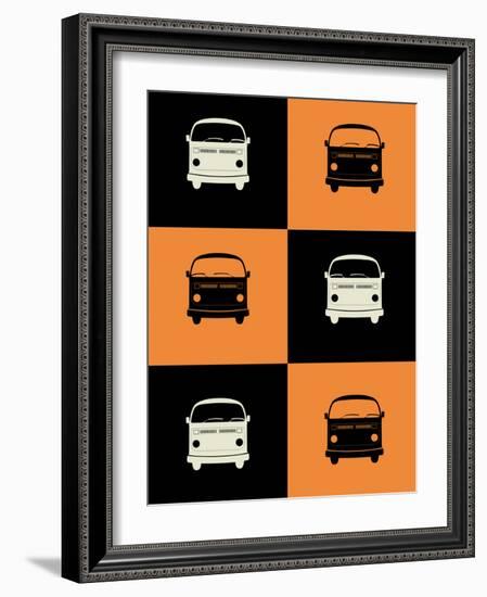 Bus Poster-NaxArt-Framed Art Print