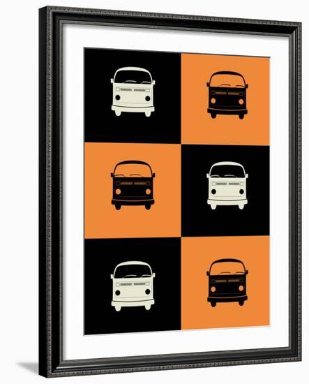Bus Poster-NaxArt-Framed Art Print