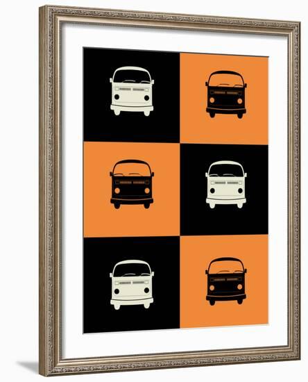 Bus Poster-NaxArt-Framed Art Print