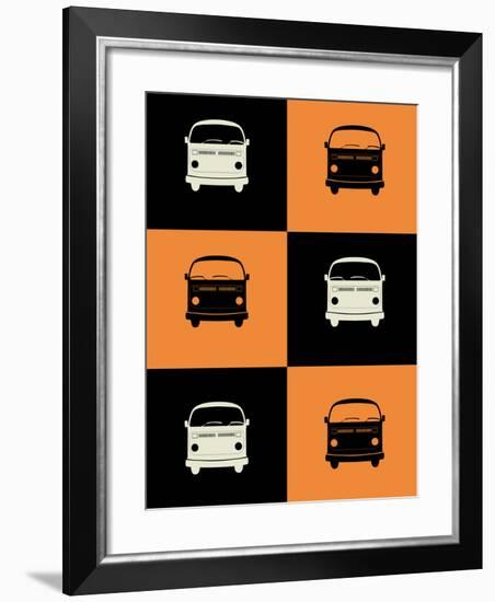 Bus Poster-NaxArt-Framed Art Print