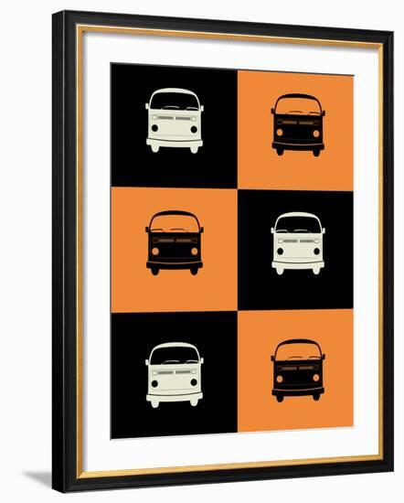 Bus Poster-NaxArt-Framed Art Print