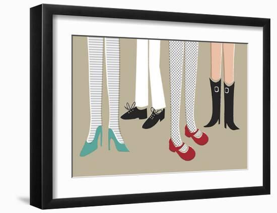 Bus Stop 1-Anthony Peters-Framed Art Print