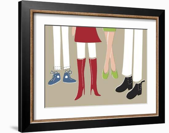 Bus Stop 2-Anthony Peters-Framed Art Print