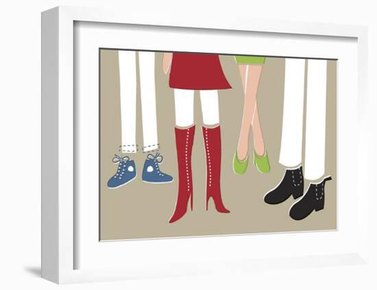 Bus Stop 2-Anthony Peters-Framed Art Print