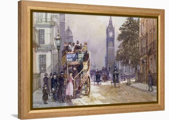 Bus Stop, Great George Street-John Sutton-Framed Premier Image Canvas