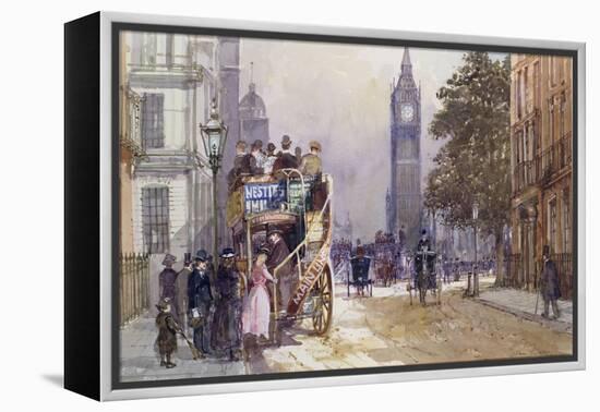 Bus Stop, Great George Street-John Sutton-Framed Premier Image Canvas