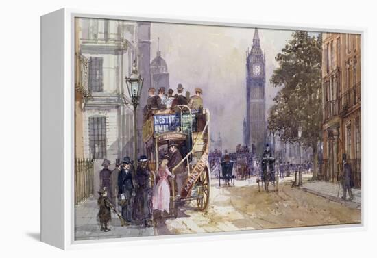 Bus Stop, Great George Street-John Sutton-Framed Premier Image Canvas