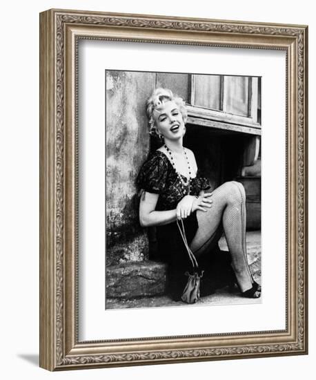 Bus Stop, Marilyn Monroe, Directed by Joshua Logan, 1956-null-Framed Premium Photographic Print