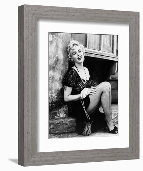 Bus Stop, Marilyn Monroe, Directed by Joshua Logan, 1956-null-Framed Premium Photographic Print