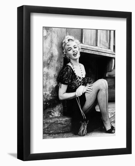 Bus Stop, Marilyn Monroe, Directed by Joshua Logan, 1956-null-Framed Premium Photographic Print