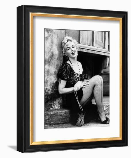 Bus Stop, Marilyn Monroe, Directed by Joshua Logan, 1956-null-Framed Premium Photographic Print