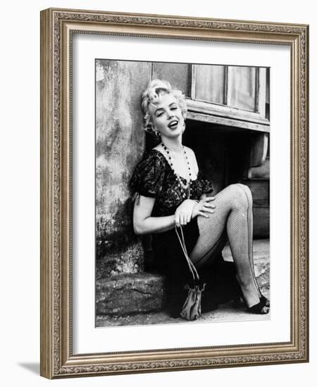 Bus Stop, Marilyn Monroe, Directed by Joshua Logan, 1956-null-Framed Photographic Print