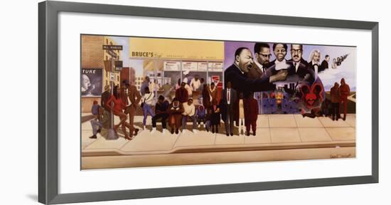 Bus Stop-Ernest Watson-Framed Art Print