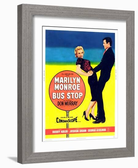 Bus Stop-null-Framed Art Print