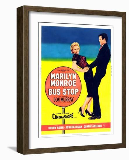 Bus Stop-null-Framed Art Print