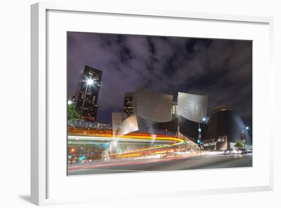 Bus Streak Disney Concert Hall-Chris Moyer-Framed Photographic Print