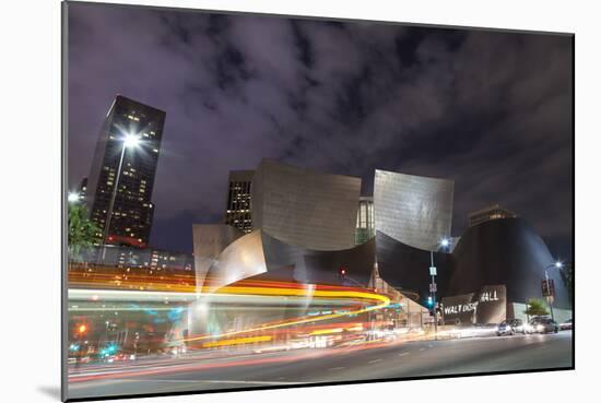 Bus Streak Disney Concert Hall-Chris Moyer-Mounted Photographic Print