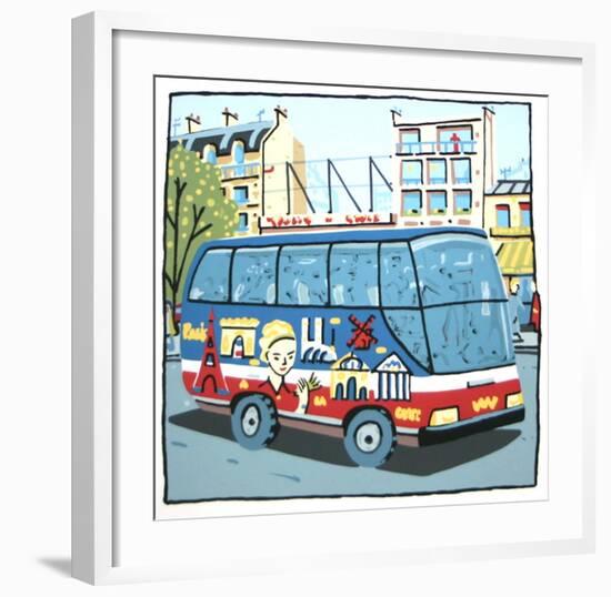 Bus-François Boisrond-Framed Limited Edition