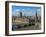 Buses Crossing Westminster Bridge by Houses of Parliament, London, England, United Kingdom, Europe-Walter Rawlings-Framed Photographic Print