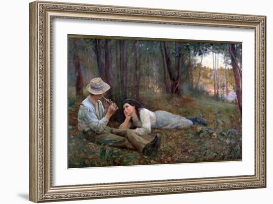 Bush Idyll, 1893-Frederick McCubbin-Framed Giclee Print