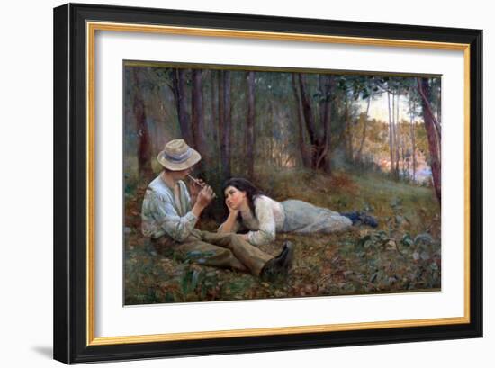 Bush Idyll, 1893-Frederick McCubbin-Framed Giclee Print