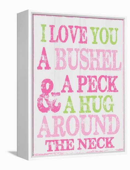 Bushel and A Peck-Taylor Greene-Framed Stretched Canvas