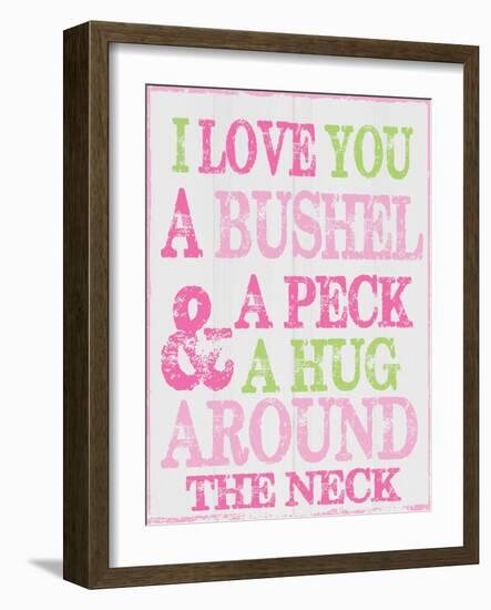 Bushel and A Peck-Taylor Greene-Framed Art Print