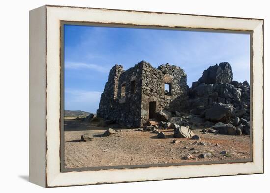 Bushiribana Gold Mine Ruins in Aruba, ABC Islands, Netherlands Antilles, Caribbean, Central America-Michael Runkel-Framed Premier Image Canvas