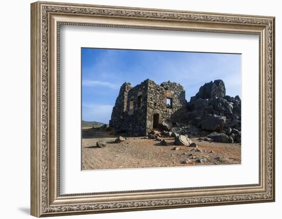 Bushiribana Gold Mine Ruins in Aruba, ABC Islands, Netherlands Antilles, Caribbean, Central America-Michael Runkel-Framed Photographic Print