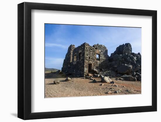 Bushiribana Gold Mine Ruins in Aruba, ABC Islands, Netherlands Antilles, Caribbean, Central America-Michael Runkel-Framed Photographic Print