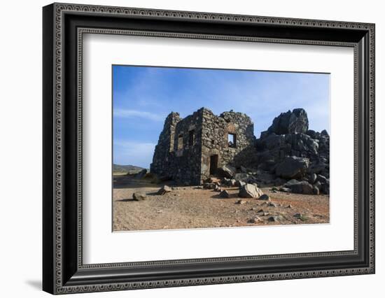 Bushiribana Gold Mine Ruins in Aruba, ABC Islands, Netherlands Antilles, Caribbean, Central America-Michael Runkel-Framed Photographic Print