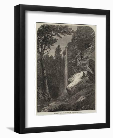 Bushman's Cave, Eland Berg, Kat River, South Africa-Thomas Baines-Framed Giclee Print