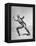 Bushman Throwing His Spear at a Winded Gemsbok-null-Framed Premier Image Canvas
