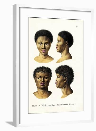 Bushmen, 1824-Karl Joseph Brodtmann-Framed Giclee Print