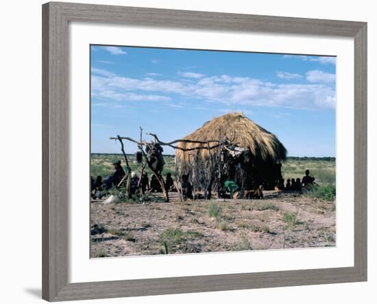 Bushmen, Kalahari, Botswana, Africa-Robin Hanbury-tenison-Framed Photographic Print