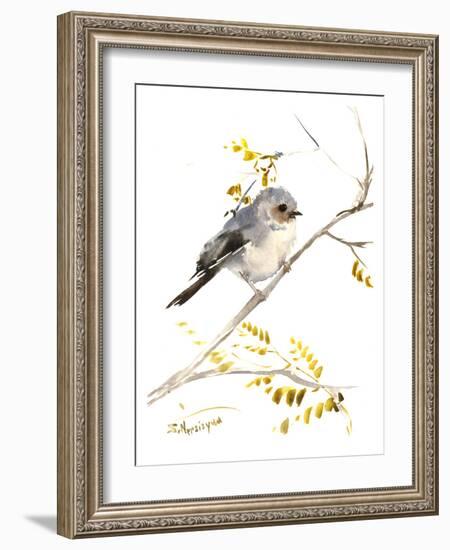 Bushtit-Suren Nersisyan-Framed Art Print